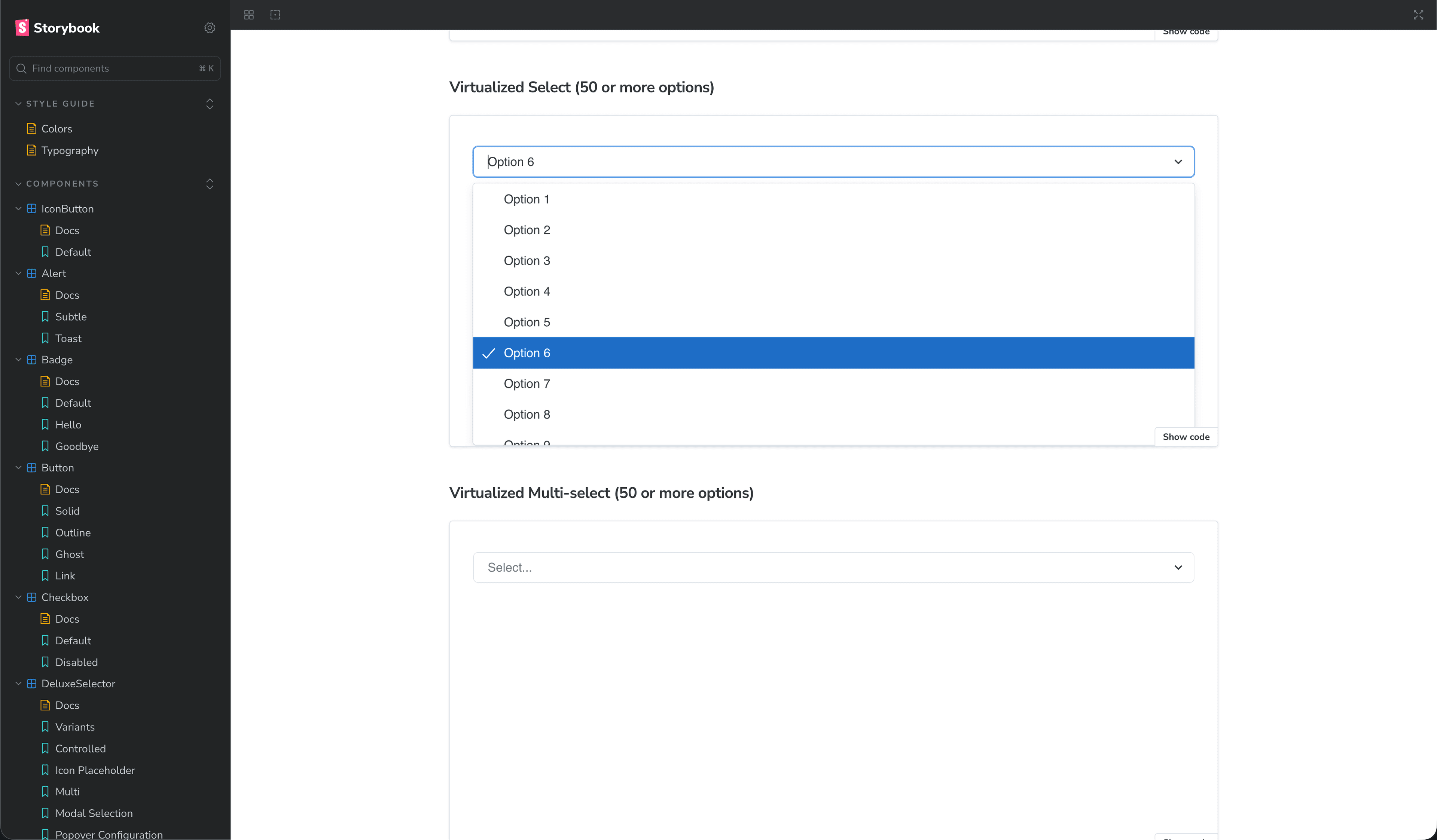 Shared React Design System