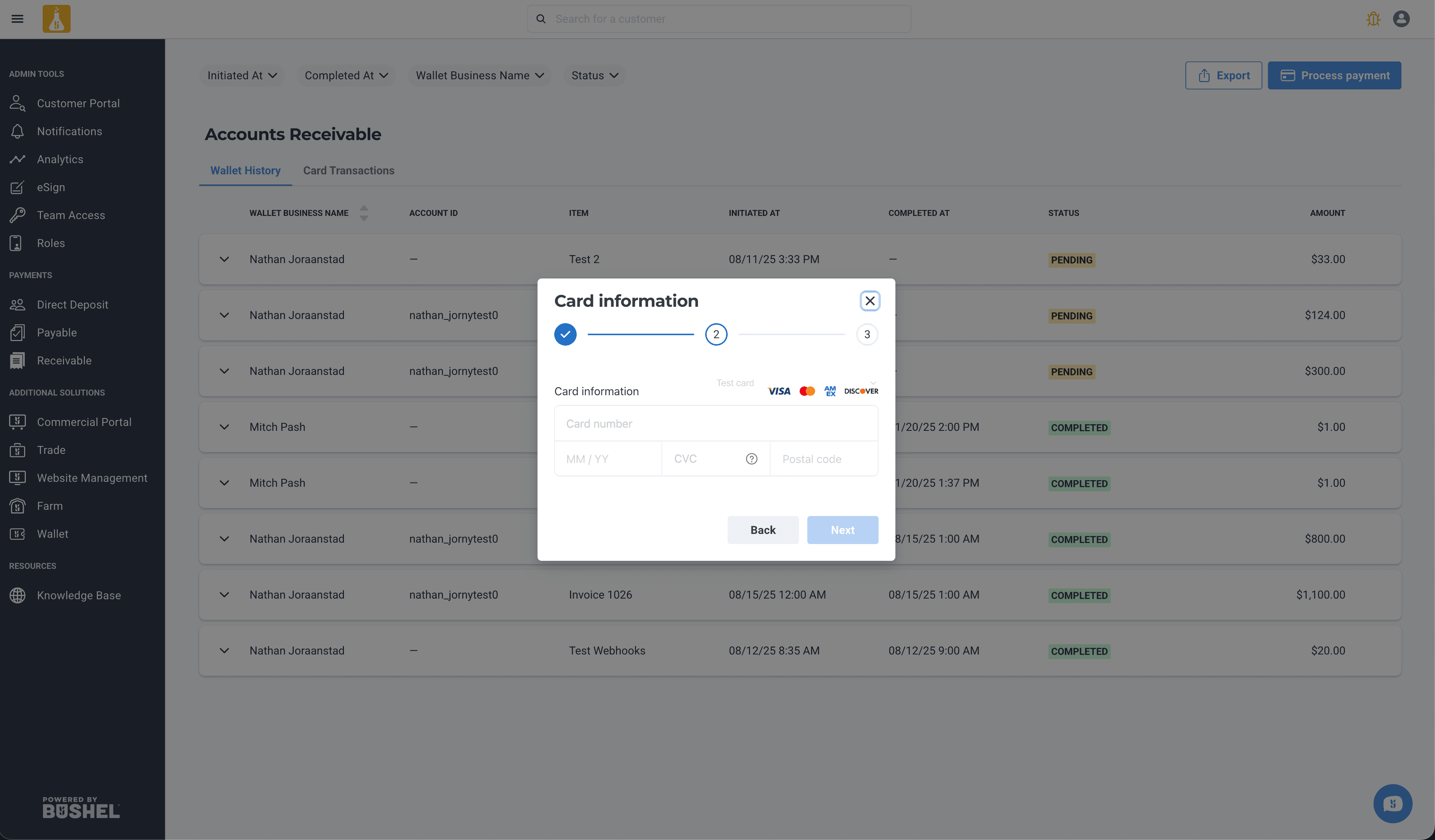 Bushel Payments
